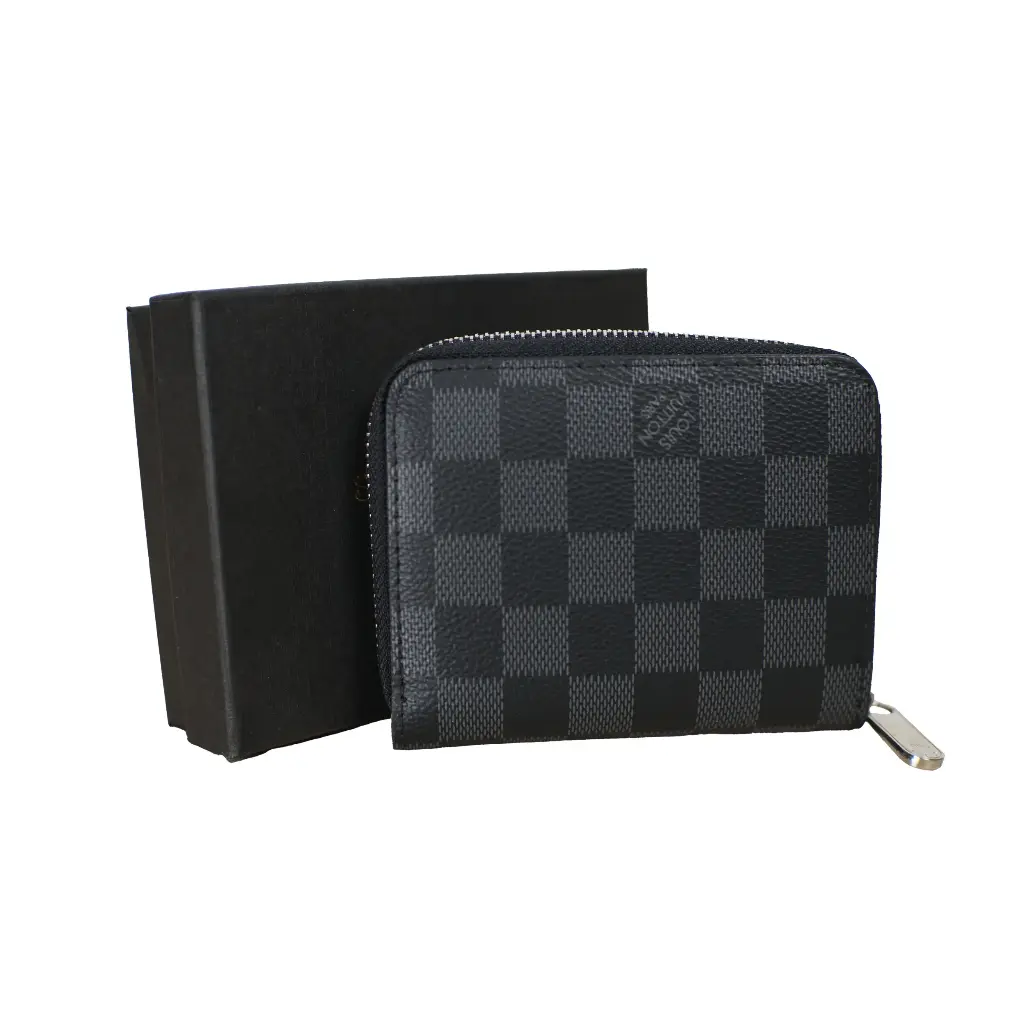 Cartera Tarjetero Pre-Owned Negro (Inspiración Louis Vuitton) 03.webp