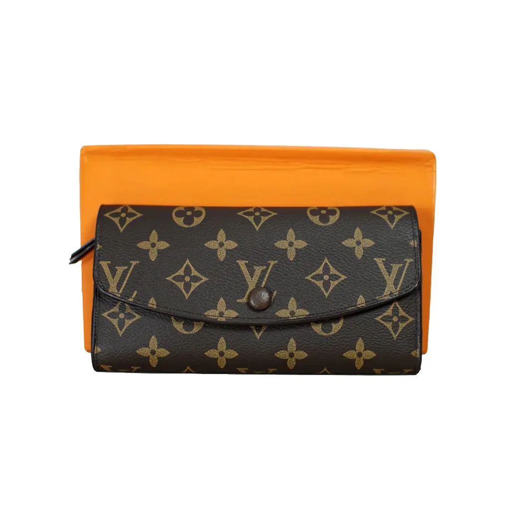 Cartera Tarjetero Emilie marrón (Inspiración Louis Vuitton) 01.webp