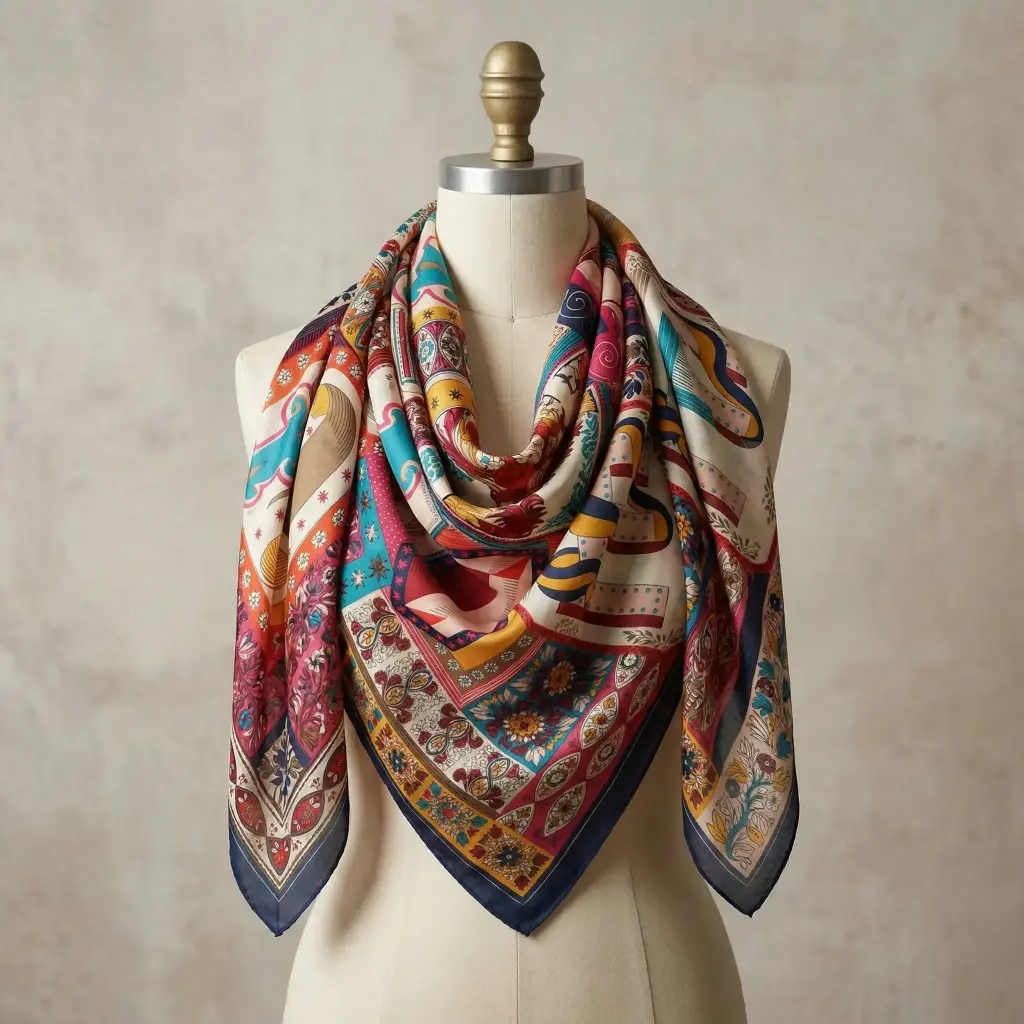 pañuelo cuadrado estampado (Inspiración Bimba y Lola) 03.webp