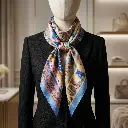 pañuelo cuadrado estampado azul (Inspiración Bimba y Lola) 03.webp