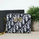 Cartera Oblique en jacquard negro (Inspiración Dior) 04.webp