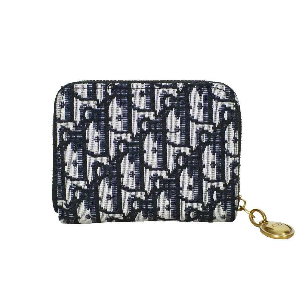 Cartera Oblique en jacquard negro (Inspiración Dior) 02.webp