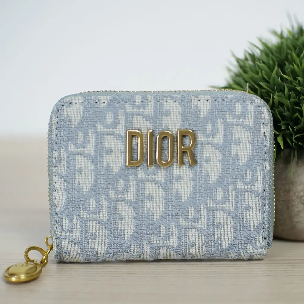Cartera Oblique en jacquard azul celeste (Inspiración Dior) 03.webp