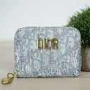 Cartera Oblique en jacquard azul celeste (Inspiración Dior) 03.webp