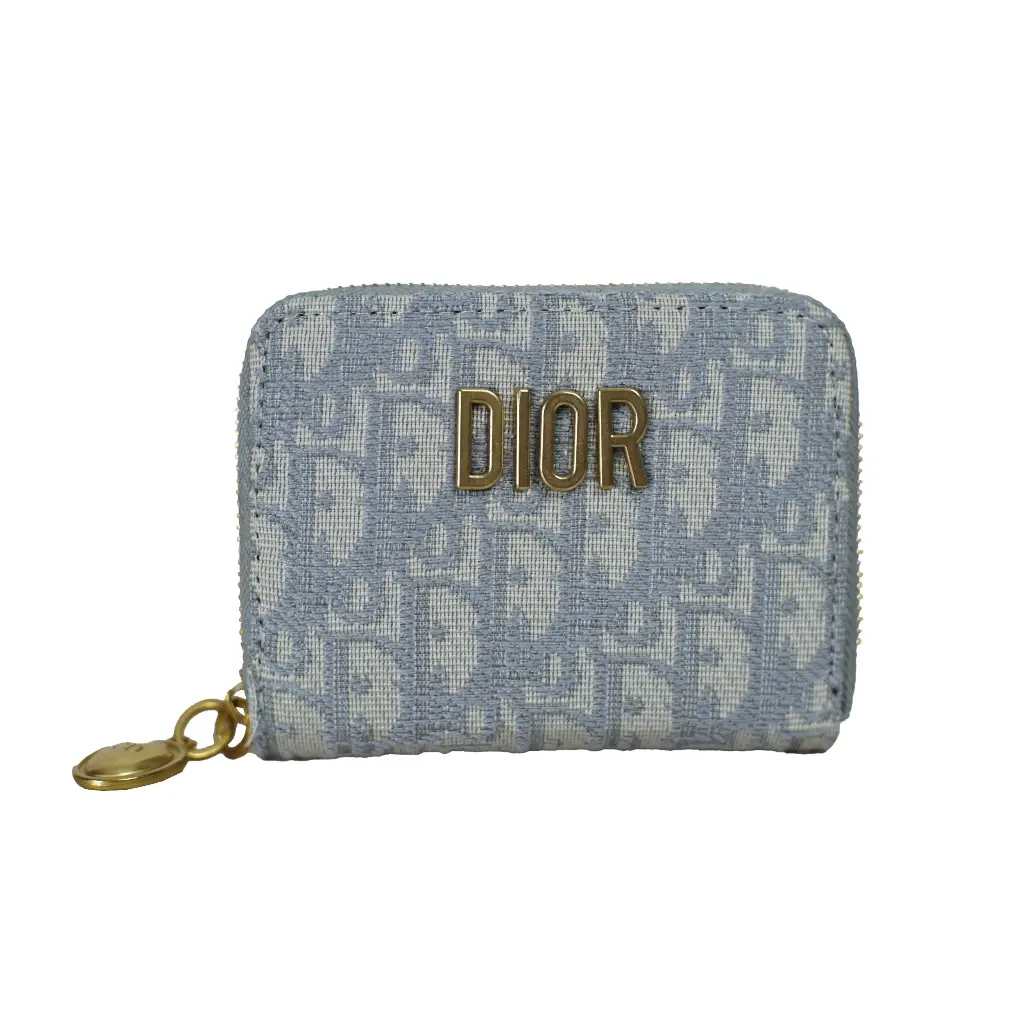 Cartera Oblique en jacquard azul celeste (Inspiración Dior) 01.webp