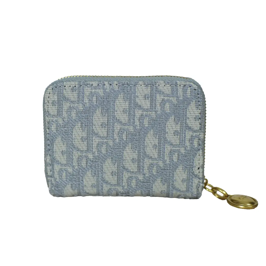 Cartera Oblique en jacquard azul celeste (Inspiración Dior) 02.webp