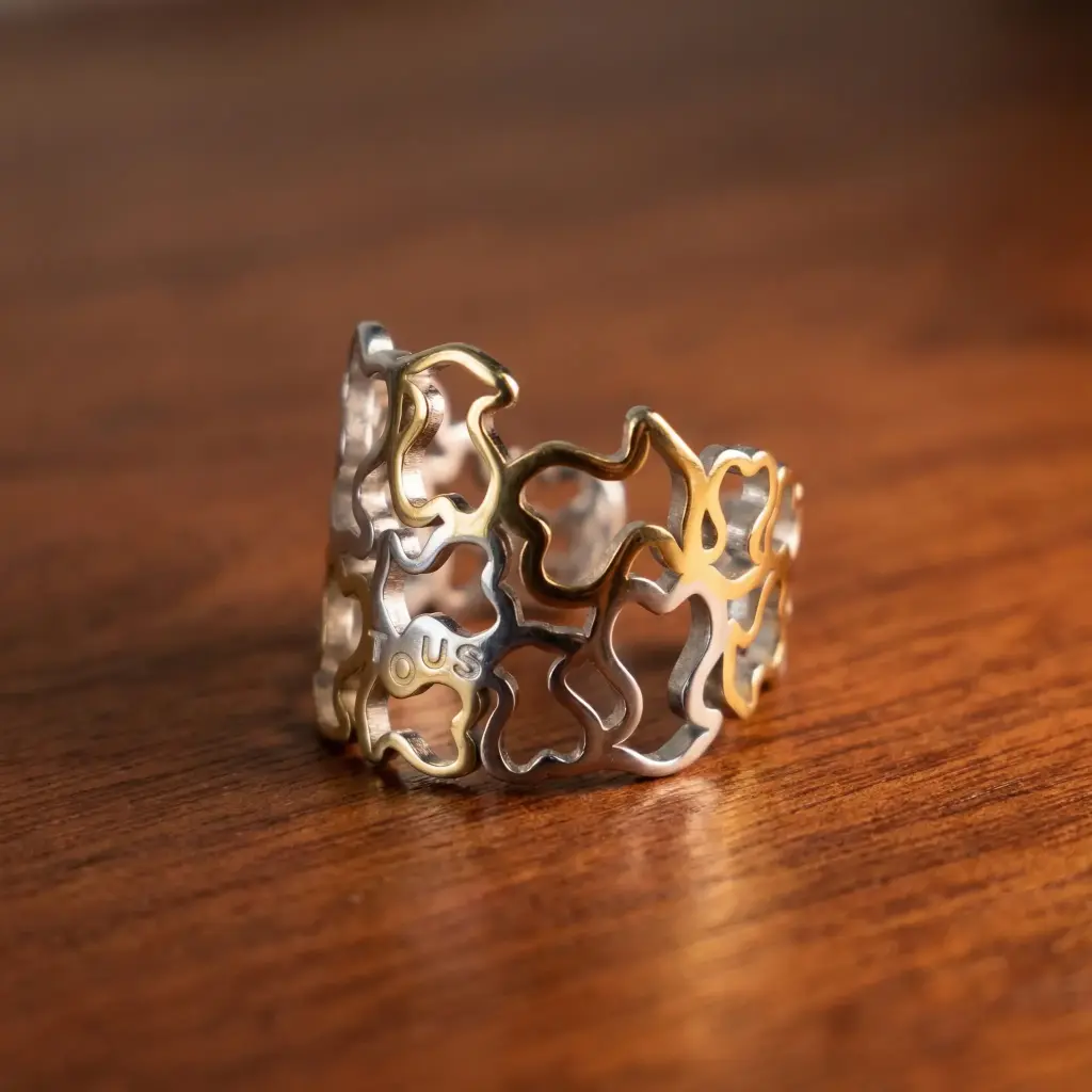 Anillo diseño calado osos (inspiración tous) 03.webp