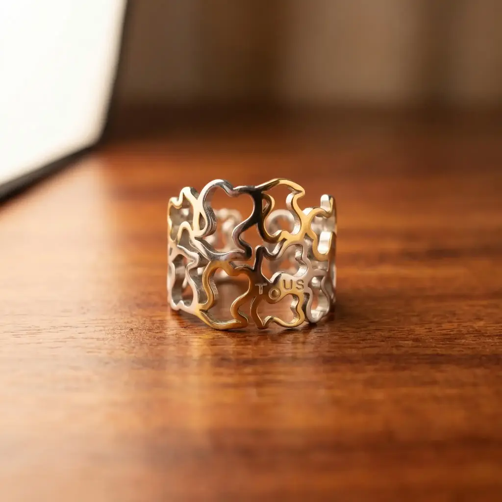 Anillo diseño calado osos (inspiración tous) 09.webp
