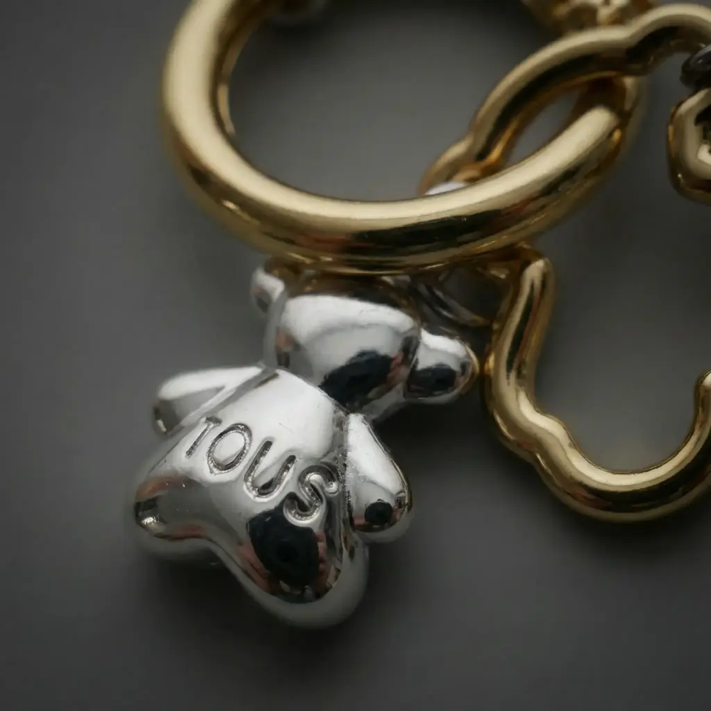 Conjunto joyería Bear (inspiración tous) dorado y plata 01.webp