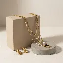 Conjunto joyería Bear (inspiración tous) dorado y negro 02.webp