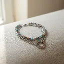 Pulsera de piedras de colores (inspiración bimba y lola) plata 02.webp