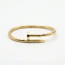 Pulseras cartier forma de clavo dorado 04.webp