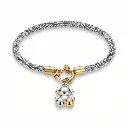 Pulsera Icon Mesh oso (inspiración tous) plata 05.webp