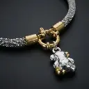 Pulsera Icon Mesh oso (inspiración tous) plata 01.webp