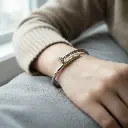 Pulseras cartier forma de clavo circonitas Plata 08.webp