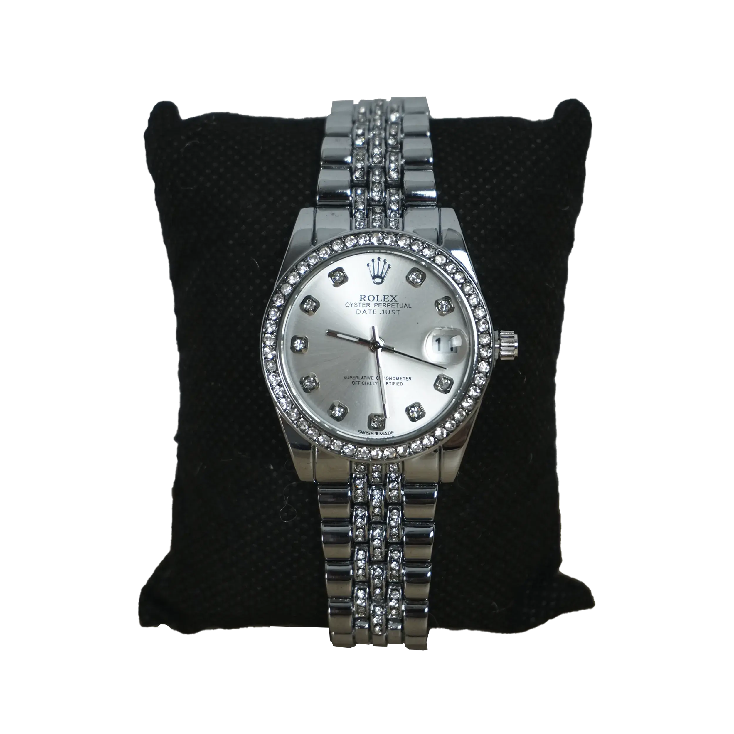 Reloj Analogico Silver Mujer (Inspiración Rolex) Datejust - Plateado - 01.webp