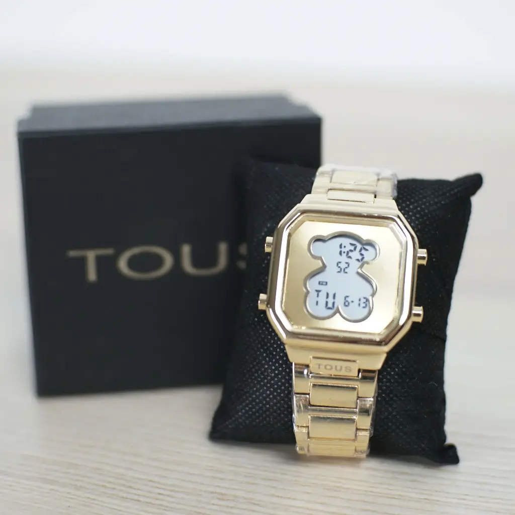 Reloj Digital mujer D-Bear Interno (Inspiración Tous) - Dorado 01.webp