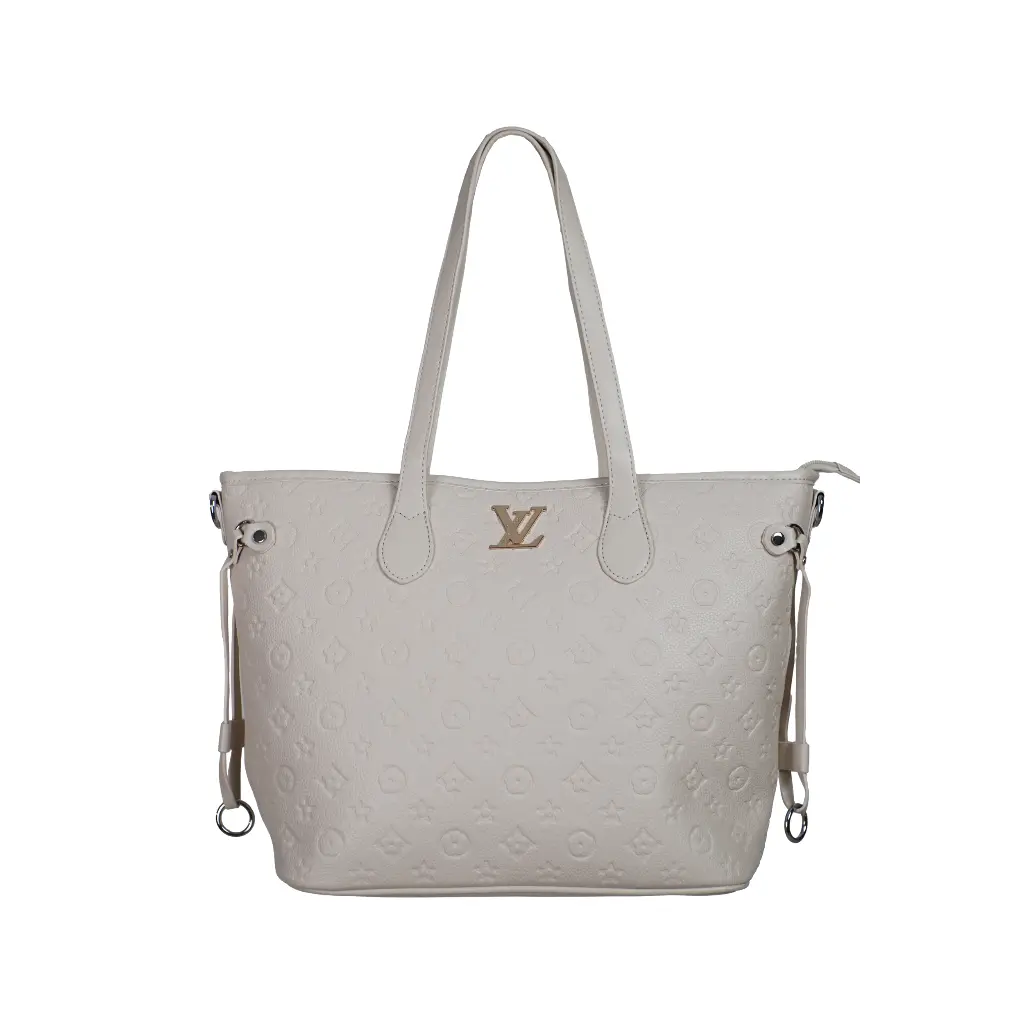 Bolso Louis Vo Neverfull MM - Inspiración Louis Vuitton - Color Blanco 01.webp