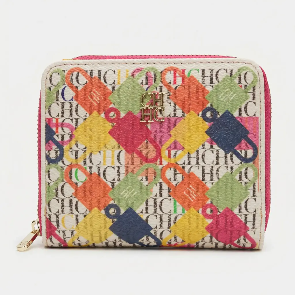 Cartera Multicolor Retro pequeña Modelo 2 (Inspiración Carolina Herrera) 01.webp