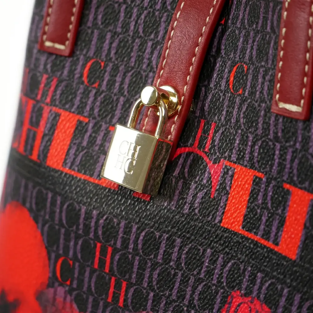 Bolso de hombro estampado con flores (Inspiración Carolina Herrera) 02.webp