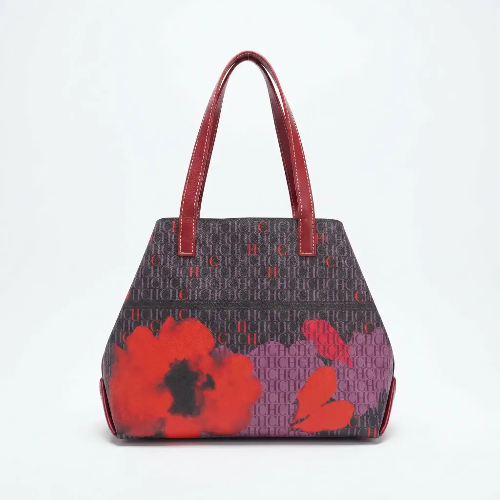 Bolso de hombro estampado con flores (Inspiración Carolina Herrera) 01.webp