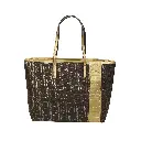 Bolso Tote Monogram mediano (Inspiración Carolina Herrera) Dorado 02.webp