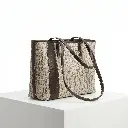 Bolso Tote Monogram mediano (Inspiración Carolina Herrera) Marron 01.webp