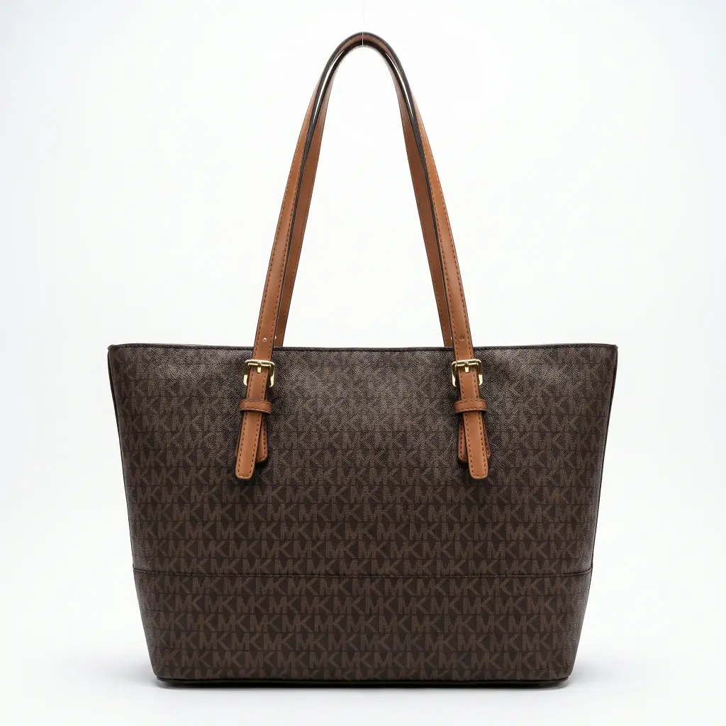 Bolso Shopper Quinn (Inspiración Michael Kors) Marrón 04.webp