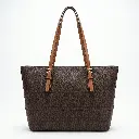 Bolso Shopper Quinn (Inspiración Michael Kors) Marrón 04.webp