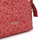 Mini bolso bandolera Bagette Kaos Lines (Inpiración Tous) Rojo 03.webp