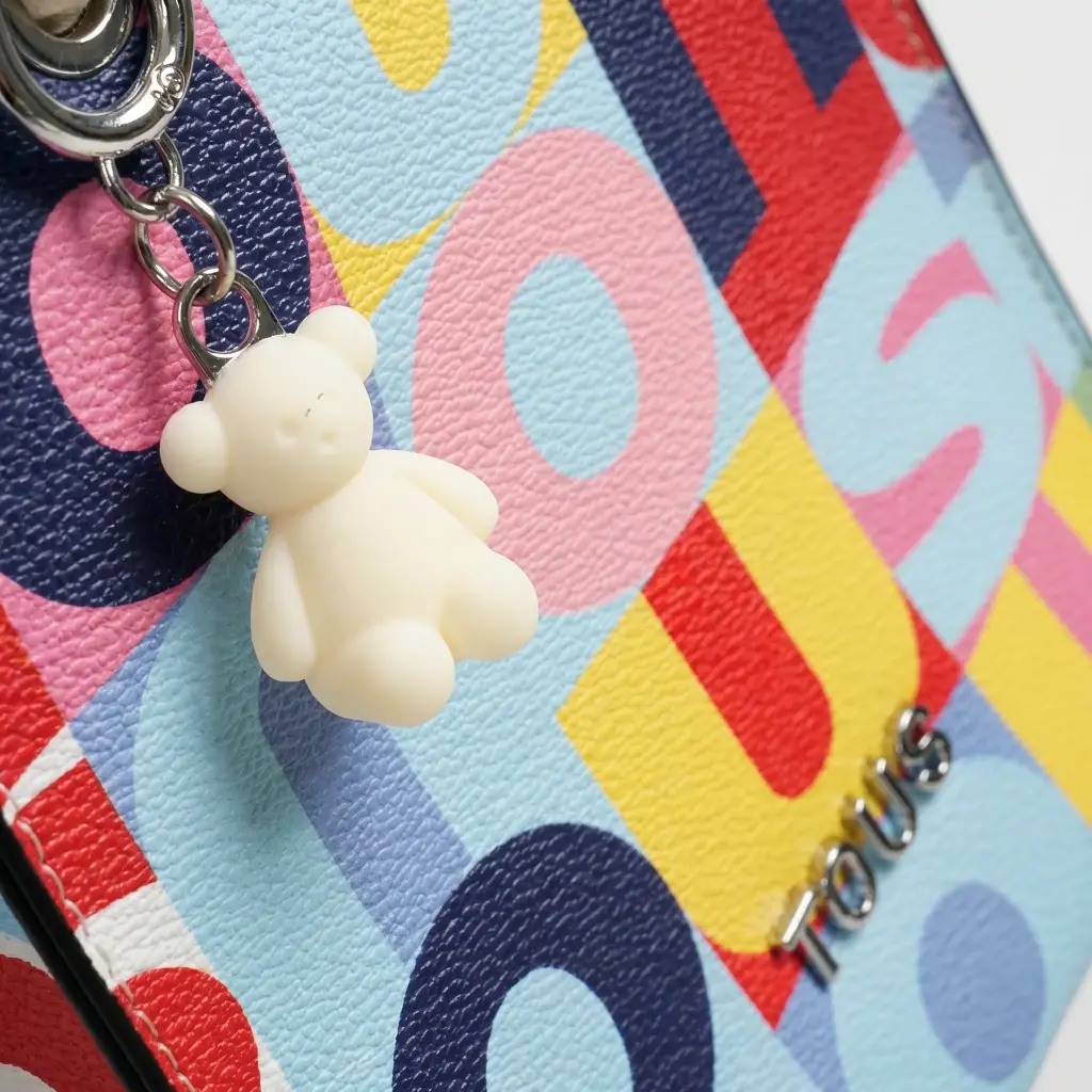 Mini bolso bandolera Multicolor Carol (Inspiración Tous) 02.webp