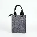 Mini bolso bandolera Kaos Lines Gris (Inspiración Tous) 03 .webp