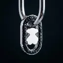 Pendientes con espinelas Negras Camille (Inspiración Tous) 04.webp