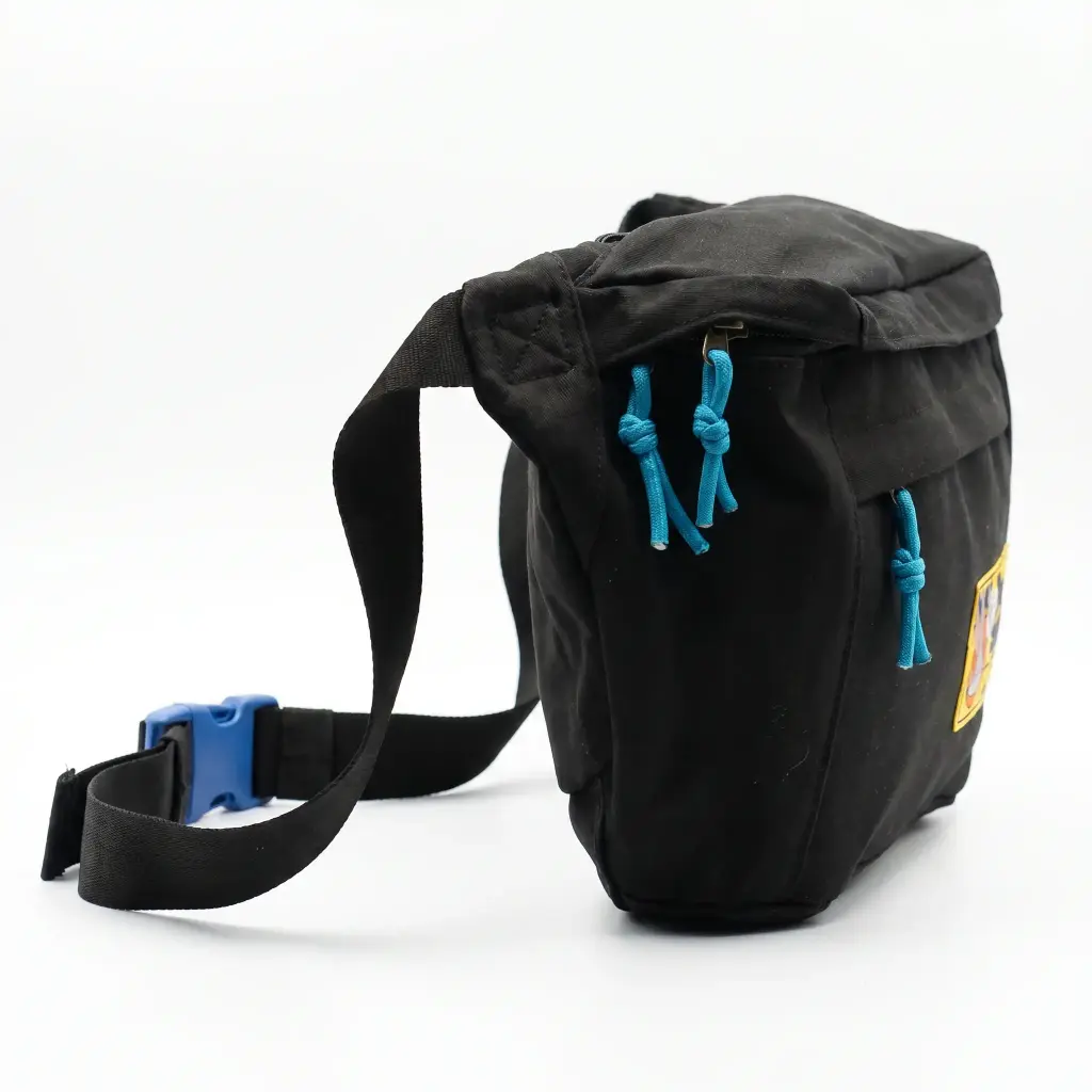Riñonera grande Unisex Tech TuneSquad Negro (Inspiración Nike) 03.webp
