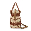 Bolso de Rafia Trenzada Lineas Color (Inspiración Tous) Color Tierra 04.webp