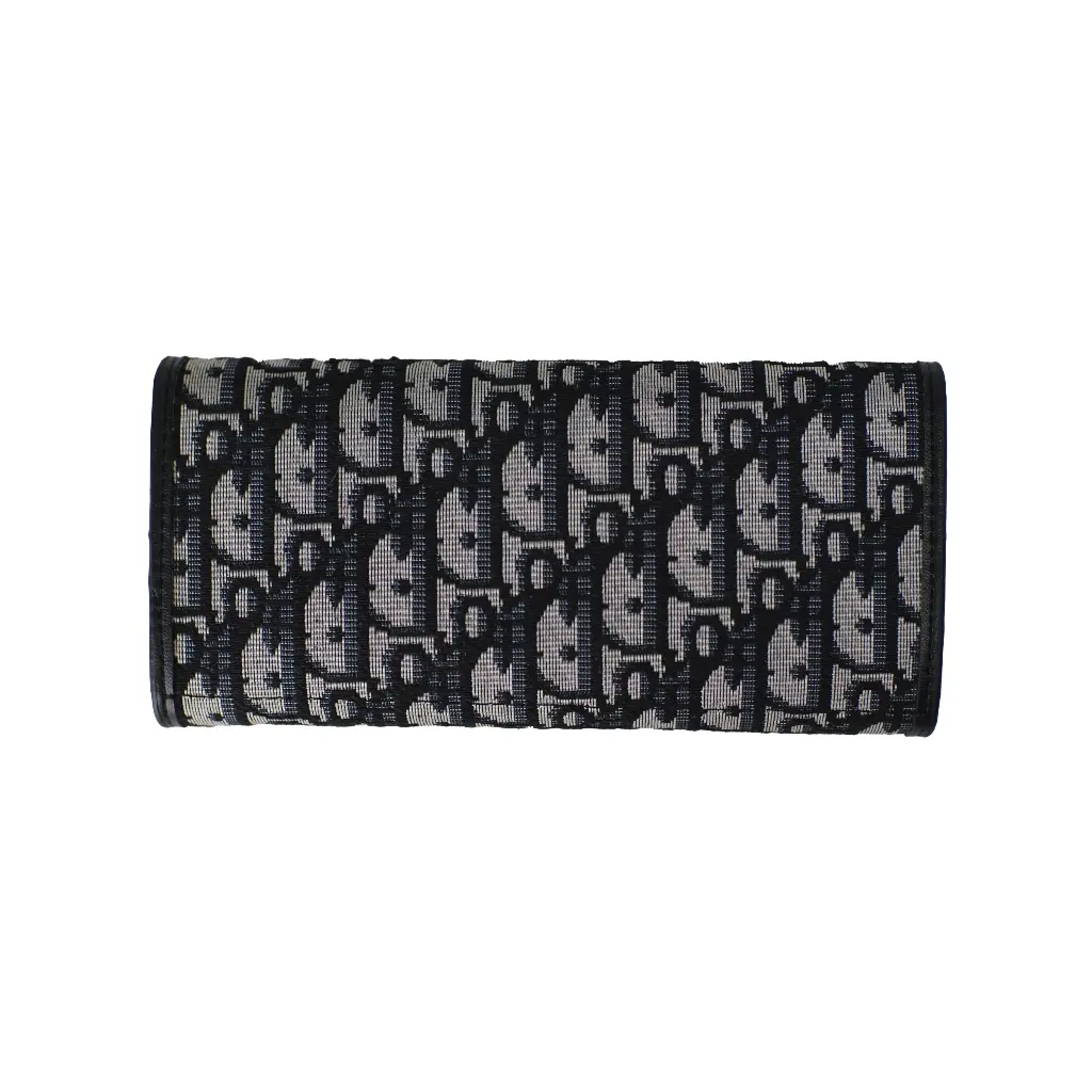 Cartera larga Monogram Trotter Saddle (Inspiración Dior) Color Azul 02.webp