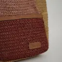 Mochila de Rafia Wittchen Young Collection Granate 03.webp