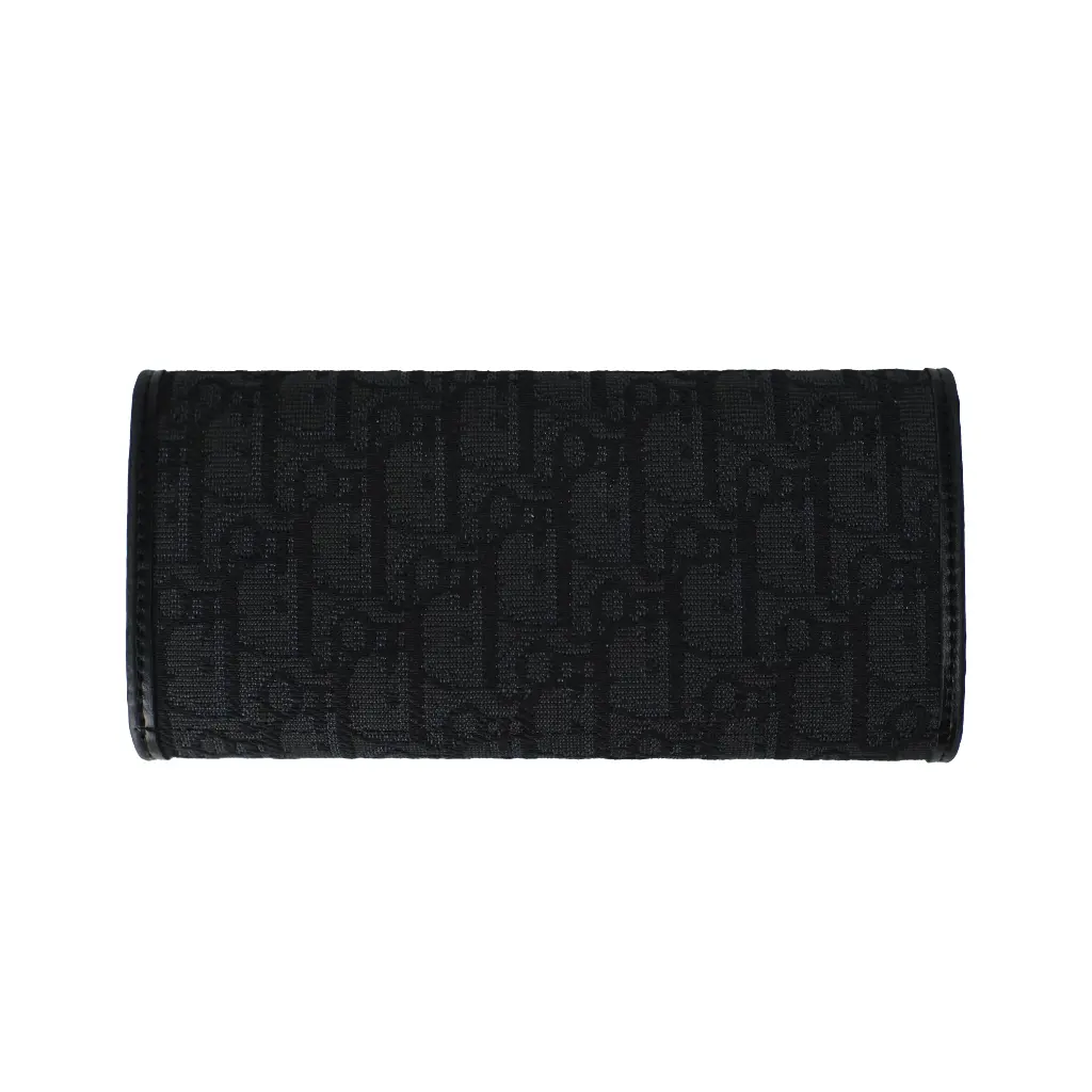 Cartera larga Monogram Trotter Saddle (Inspiración Dior) Color Negro 02.webp