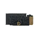 Cartera larga Monogram Trotter Saddle (Inspiración Dior) Color Negro 03.webp
