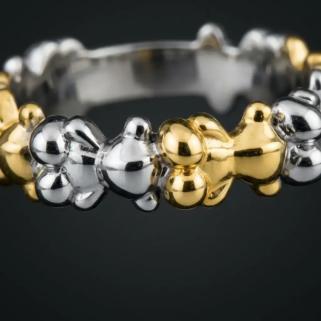 Anillo con diseño de ositos pequeños (Inspiración Tous) 0.webp