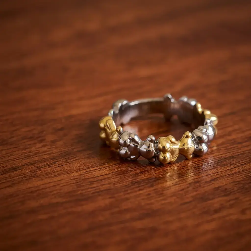 Anillo con diseño de ositos pequeños (Inspiración Tous) 06.webp