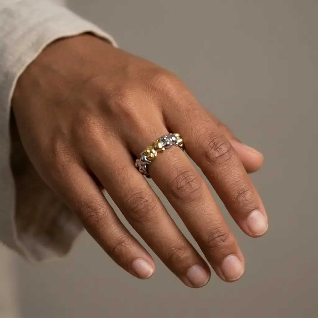 Anillo con diseño de ositos pequeños (Inspiración Tous) 05.webp