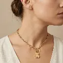 Conjunto pulsera y pendientes diseño oso (Inspiración Tous) 04.webp