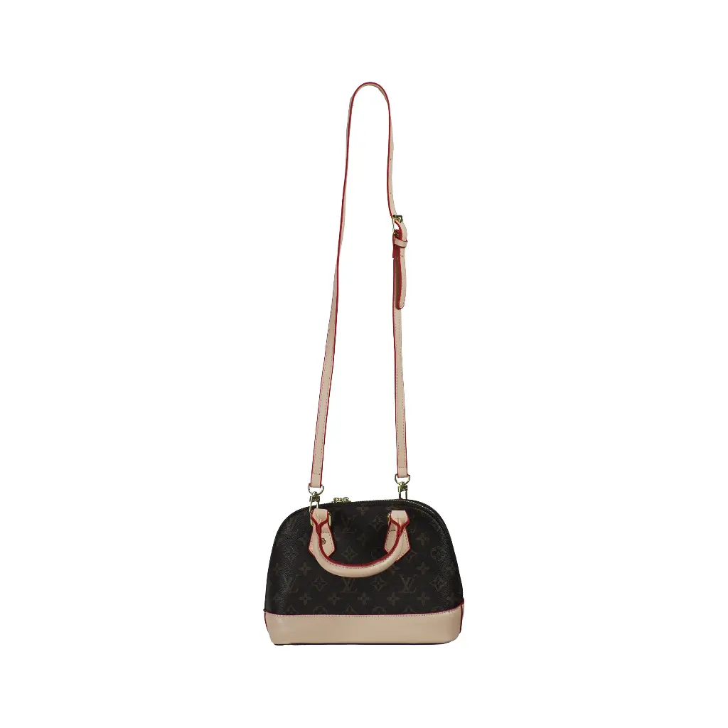 Bolso de mano y de hombro Monograma (Inspiración Louis Vuitton) Color marrón oscuro 03.webp