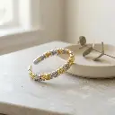 Pulsera Bicolor de osos diseño repetitivo (Inspiración Tous) 04.webp