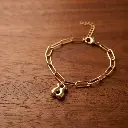 Pulsera de eslabones con oso (Inspiración Tous) 02.webp