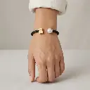 Pulsera diseño abierto malla Icon Mesh (Inspiración Tous) Negro 07.webp