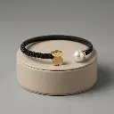 Pulsera diseño abierto malla Icon Mesh (Inspiración Tous) Negro 04.webp