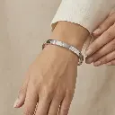 Pulsera rígida grabada (Inspiración Tous) Plata 02.webp