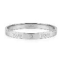 Pulsera rígida grabada (Inspiración Tous) Plata 01.webp